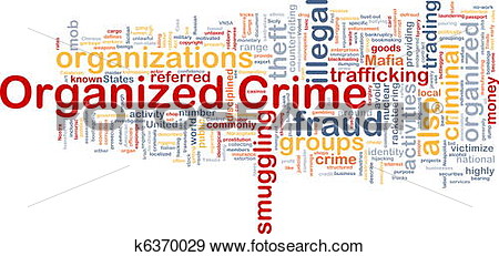 Organized Crime Background Concept View Large Photo Image