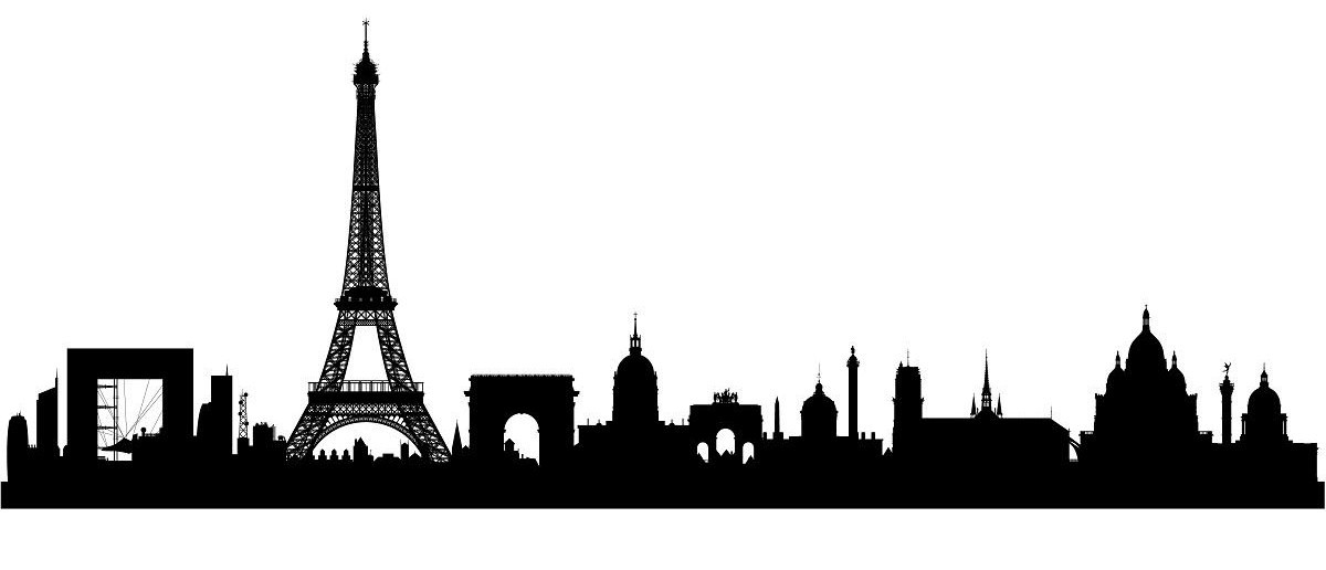 Paris Skyline Vector Image