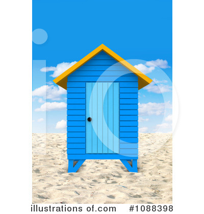 Royalty Free  Rf  Beach Hut Clipart Illustration By Andresr   Stock