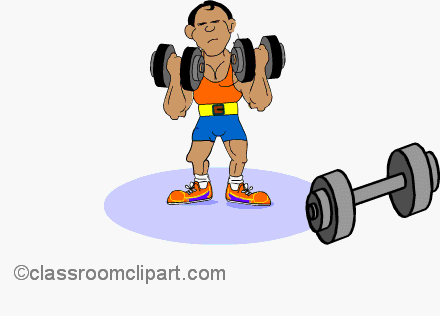 Sports Animated Clipart  Weight Cc   Classroom Clipart