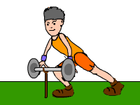 Sports Animated Clipart  Weight   Classroom Clipart