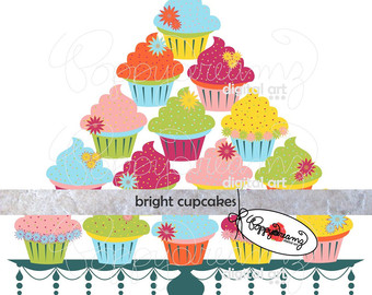 Spring Birthday Cake Clipart Cupcake Clipart Birthday