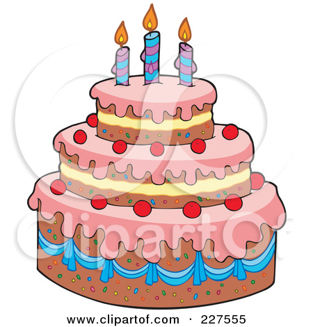 Spring Birthday Cake Clipart Preview Clipart