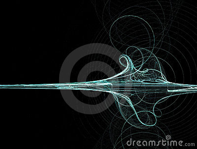 Teal Blue Wave Swirl Stock Photography   Image  1109392