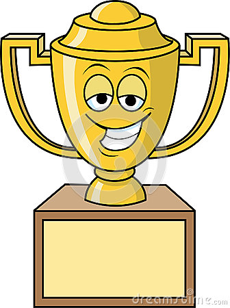 Trophy Award Clip Art Cartoon Clipart   Free Clipart