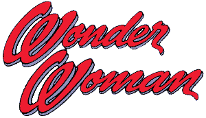 Vintage Logo Wonder Woman Clipart
