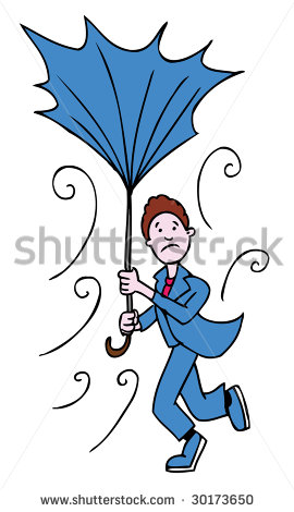Windy Day Man Stock Photo 30173650   Shutterstock