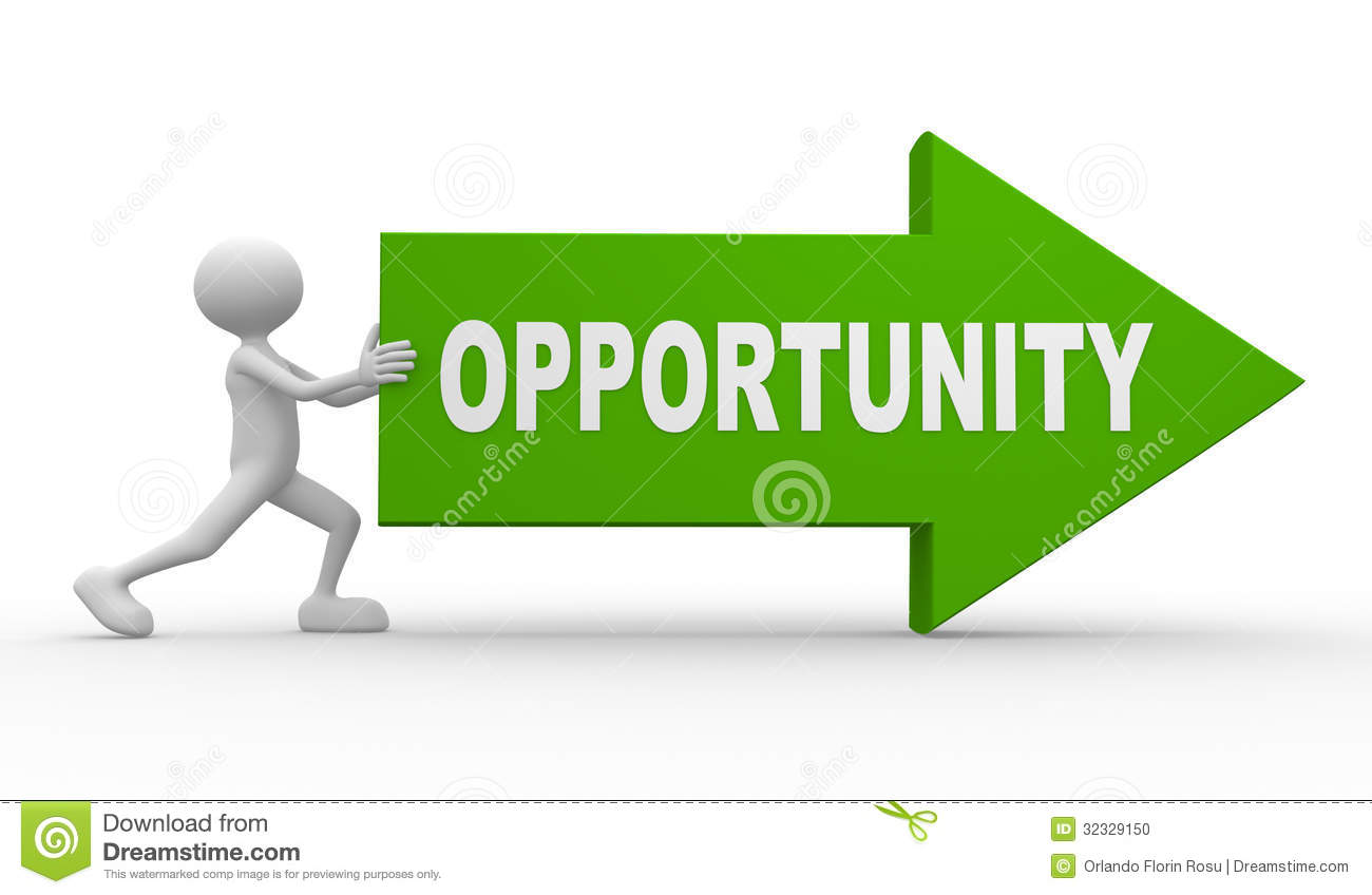 Arrow And Word Opportunity Stock Photo   Image  32329150