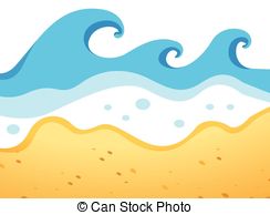 Beach Waves Clipart   Free Clip Art Images