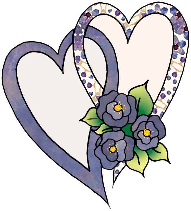 Flowers From Set A02   Purple Wood Roses Free Crafty Clipart Prints