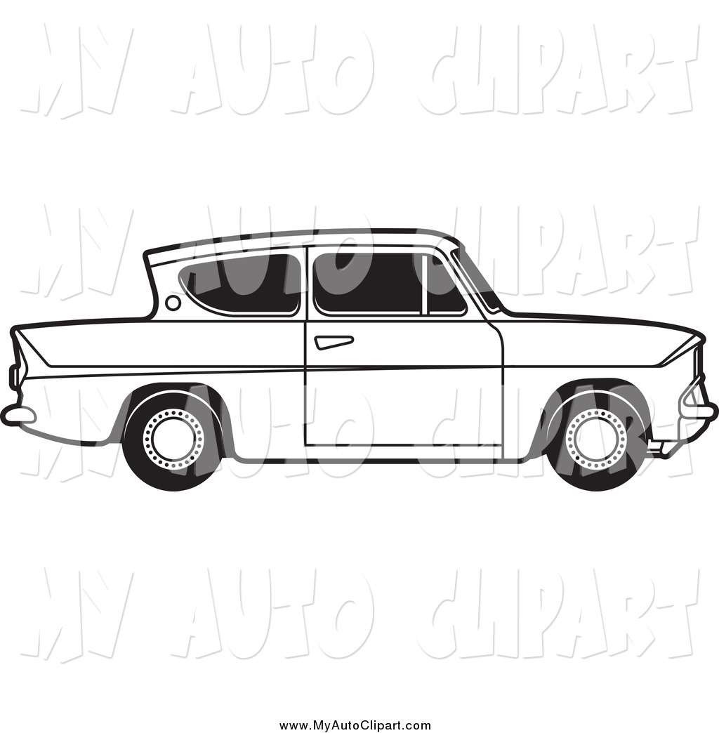 Ford Clipart Clip Art Of A Black And White