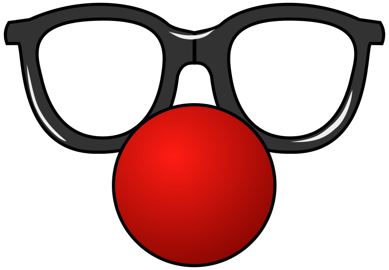 Funny Glasses 2 By Ghosthand   Clown Glasses