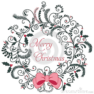 Merry Christmas Greeting Card Royalty Free Stock Images   Image