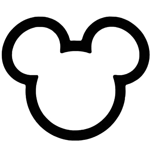 Mickey Mouse Outline   Clipart Best
