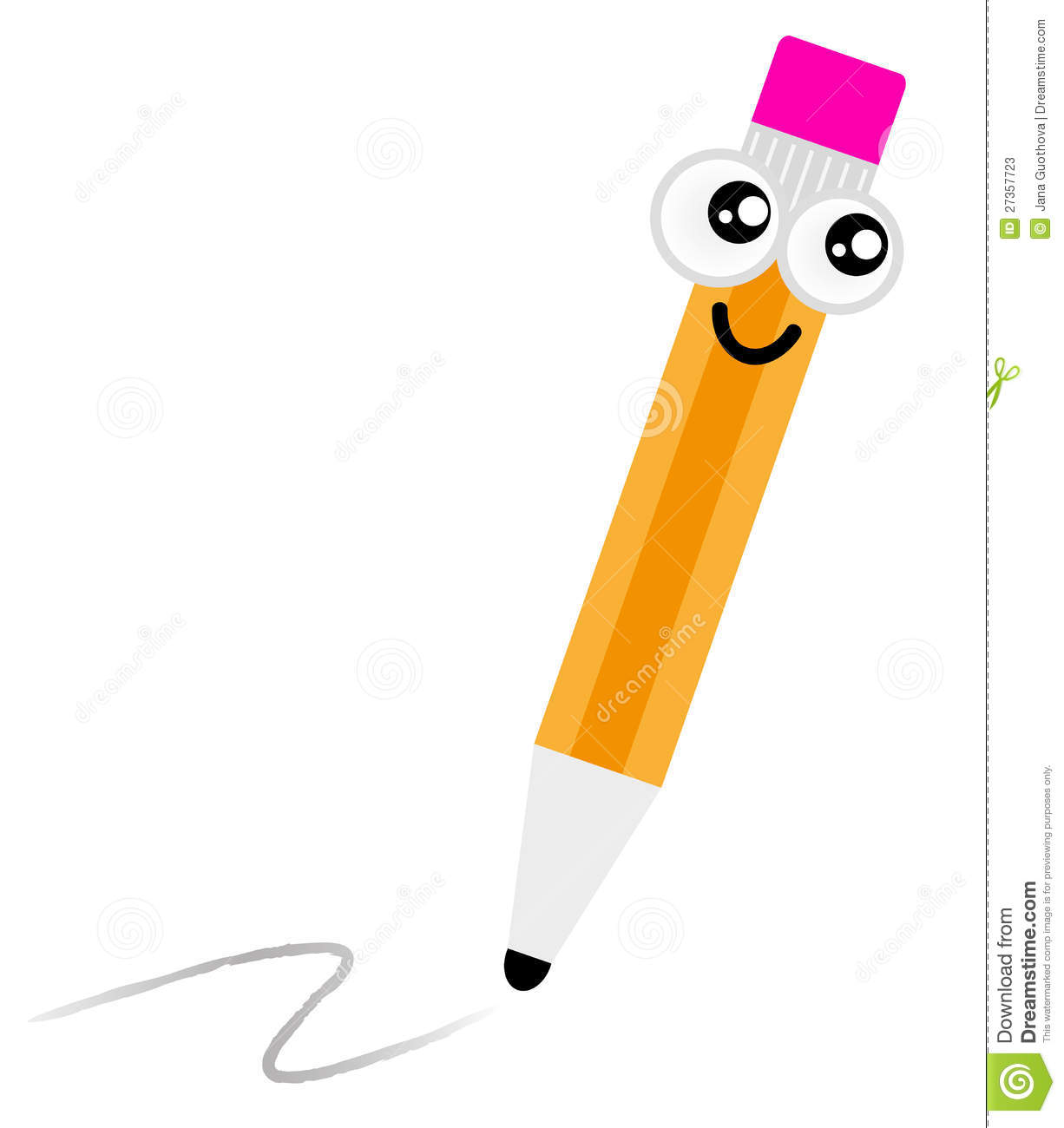 More Similar Stock Images Of   Cute Cartoon Pencil Character