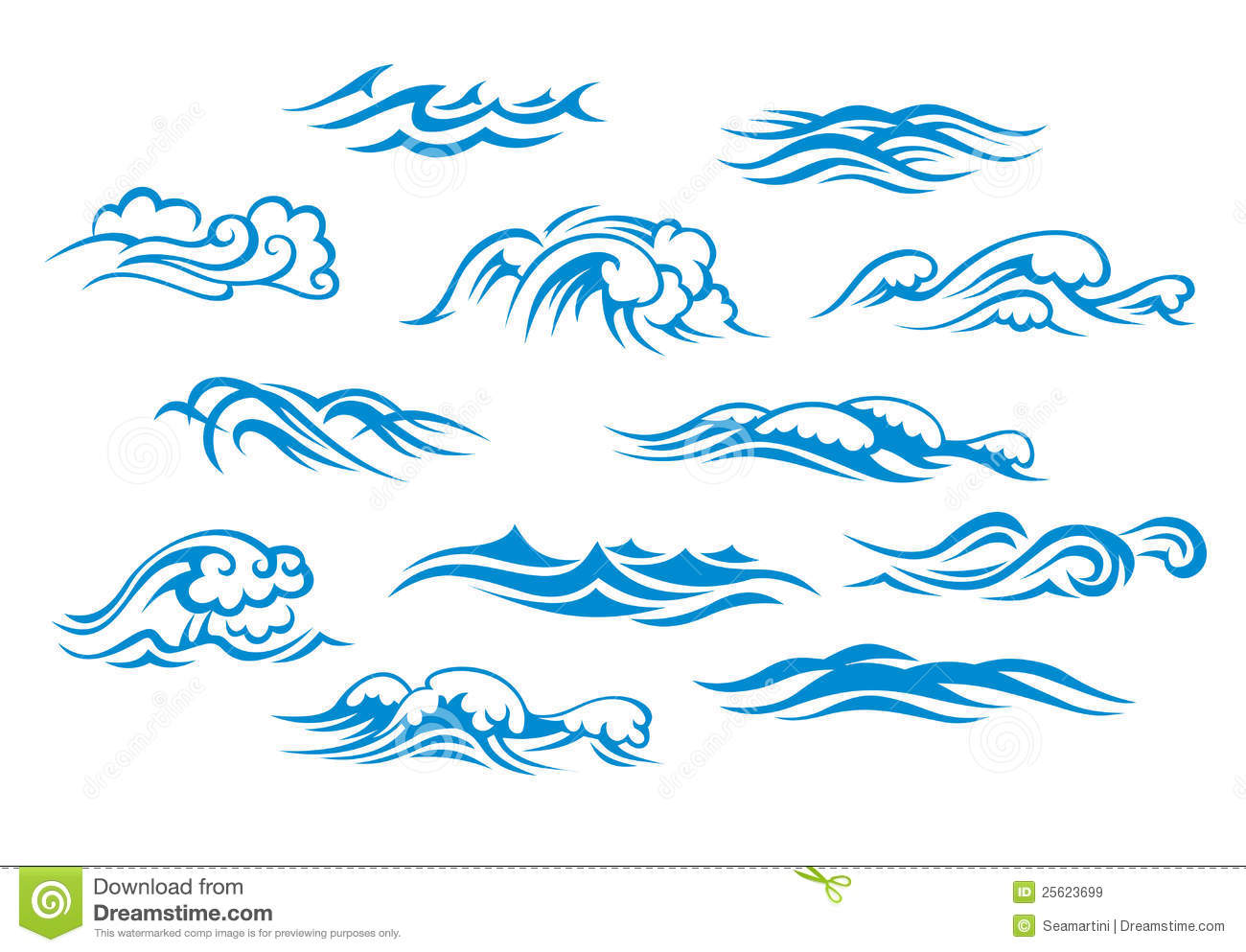 Ocean And Sea Waves Royalty Free Stock Images   Image  25623699