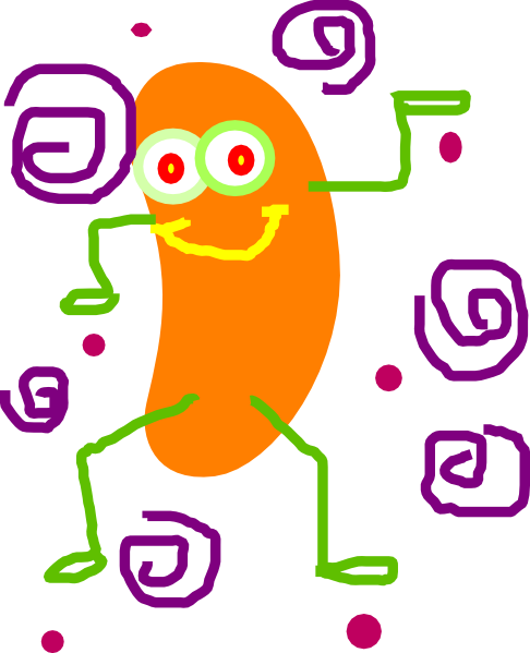 Orange Jelly Bean Clip Art At Clker Com   Vector Clip Art Online