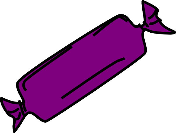 Purple Candy Bar Clip Art At Clker Com   Vector Clip Art Online