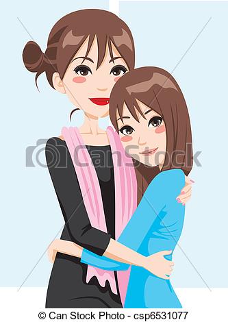 Teenage Daughter    Csp6531077   Search Clipart Illustration