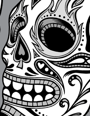 These Hand Drawn Day Of The Dead Clipart Skulls Are A Perfect Fit For    