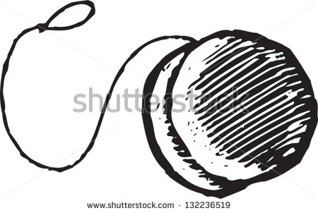 Yoyo Clipart Black And White Black And White Vector