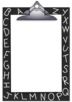 Alphabet Border Clip Art Alphabet Clipart