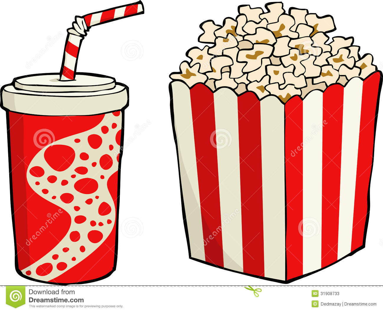 Cartoon Popcorn And Soda Images   Pictures   Becuo