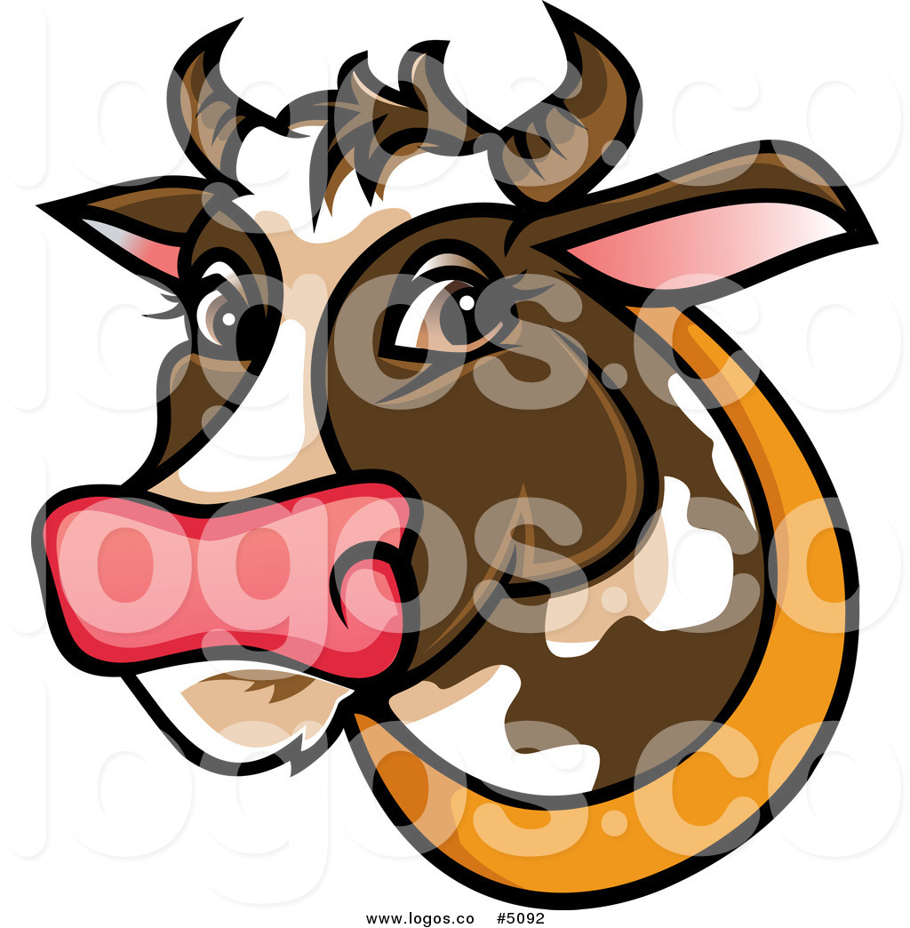 Dairy Cow Clipart Of A Happy Dairy Cow Logo