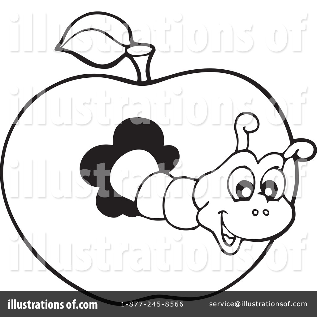 Royalty Free  Rf  Worm Clipart Illustration By Visekart   Stock Sample