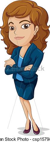 Vector   A Business Icon Wearing A Formal Attire   Stock Illustration