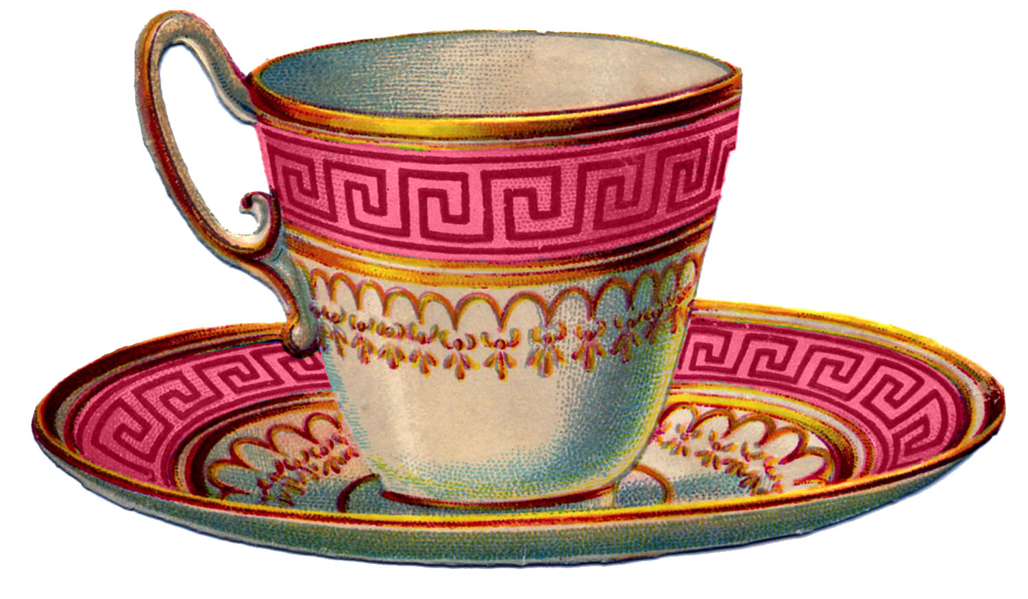 Vintage Tea Cup Clipart