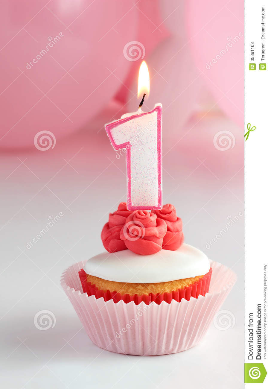 1st Birthday Cupcake Clipart Birthday Cupcake