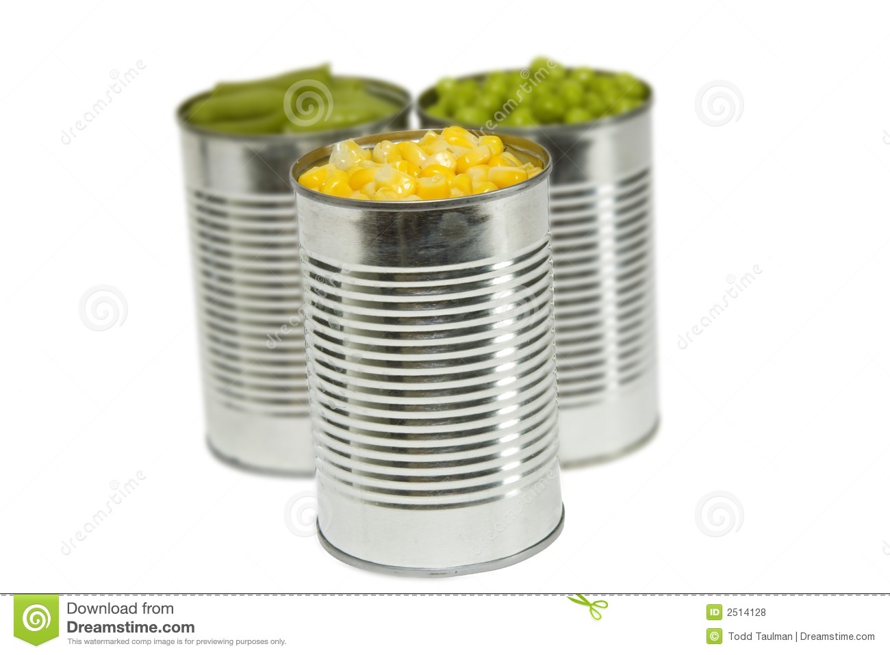 Canned Beans Clip Art Three Cans Of Vegetables