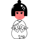 Chinese Girl Clipart   Royalty Free Public Domain Clipart