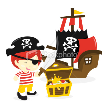 Cute Pirate Clipart Istockphoto 16344634 Cartoon Pirate Boy Ship And