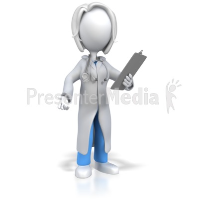Female Doctor With Clipboard   Medical And Health   Great Clipart For