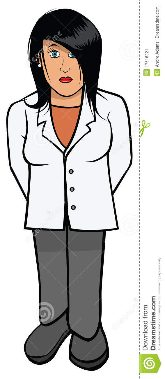 More Similar Stock Images Of   Female Lab Coat Scientist