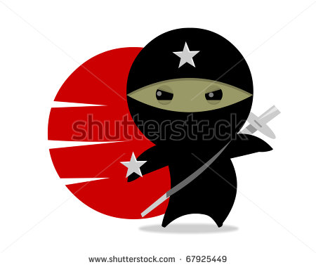 Ninja Star Little Ninja Character  Digital Illustration    67925449