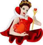 Queen Of Hearts Royalty Free Stock Image