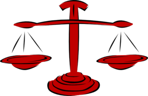 Red Legal Scales Clip Art At Clker Com   Vector Clip Art Online