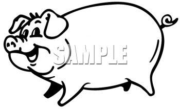 Royalty Free Pig Clip Art Farm Animal Clipart