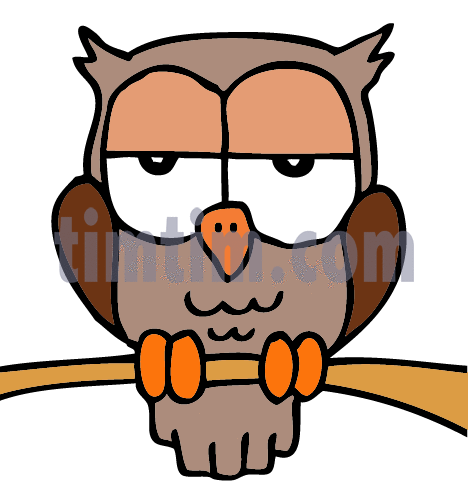 Sleepy Owl Coloring Page Free Printable Coloring Pages