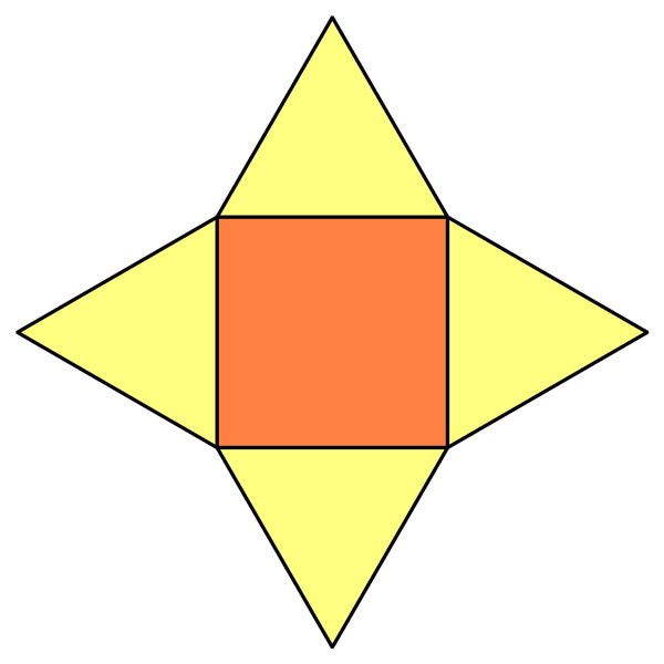 Square Pyramid Clip Art