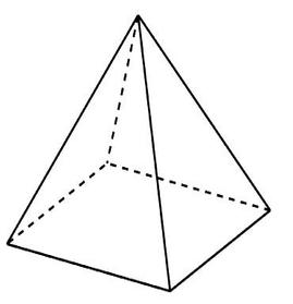 Square Pyramid Clipart There Is A Square Pyramid 