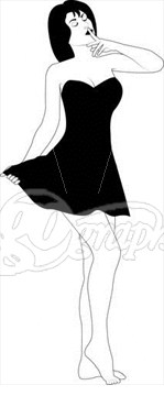 Woman In Nightgown   Clipart Panda   Free Clipart Images