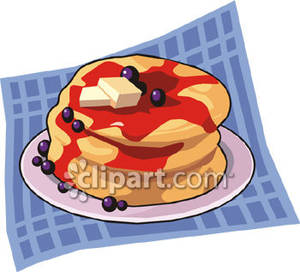 Blueberry Pancakes Clipart Blueberry Pancakes