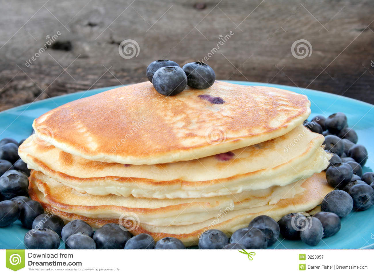 Blueberry Pancakes Royalty Free Stock Photography   Image  8223857