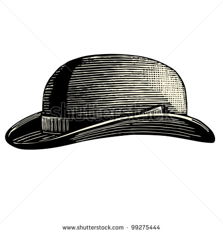 Bowler Hat   Vintage Engraved Illustration   Catalog Of A French