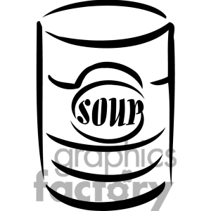 Canned Food Clipart Black And White   Clipart Panda   Free Clipart    