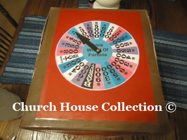 Church House Collection Blog  Bible Wheel Of Fortune Game And Cake